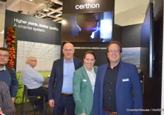 Richard van der Sande, Lotte van Rijn en Jeffrey van der Sande van Certhon. Tijdens Greentech komen ze met hun meest recente innovatie op de markt. We houden u op de hoogte.